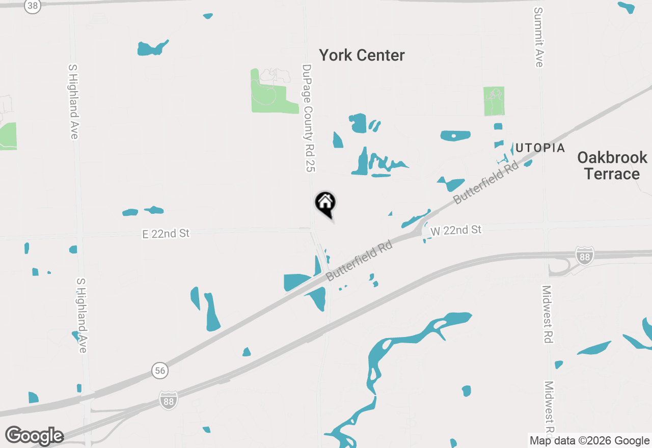 Map of 1919 S Meyers Road, Oakbrook Terrace, IL 60181