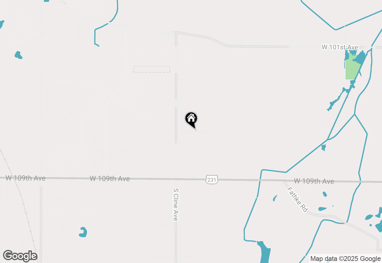 Map of 7848 W 106th Place, Crown Point, IN 46307