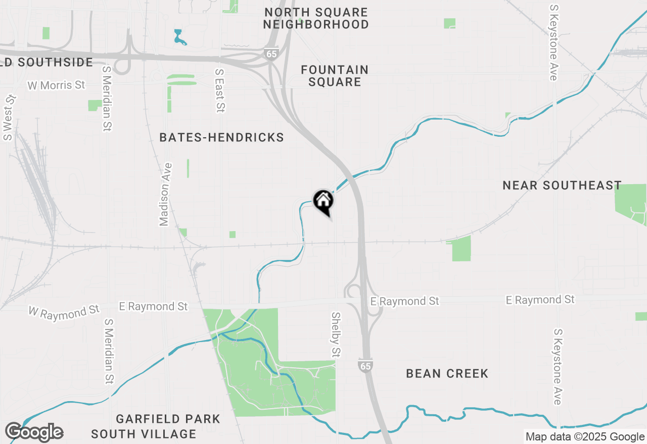 Map of 1845 Barth Avenue, Indianapolis, IN 46203