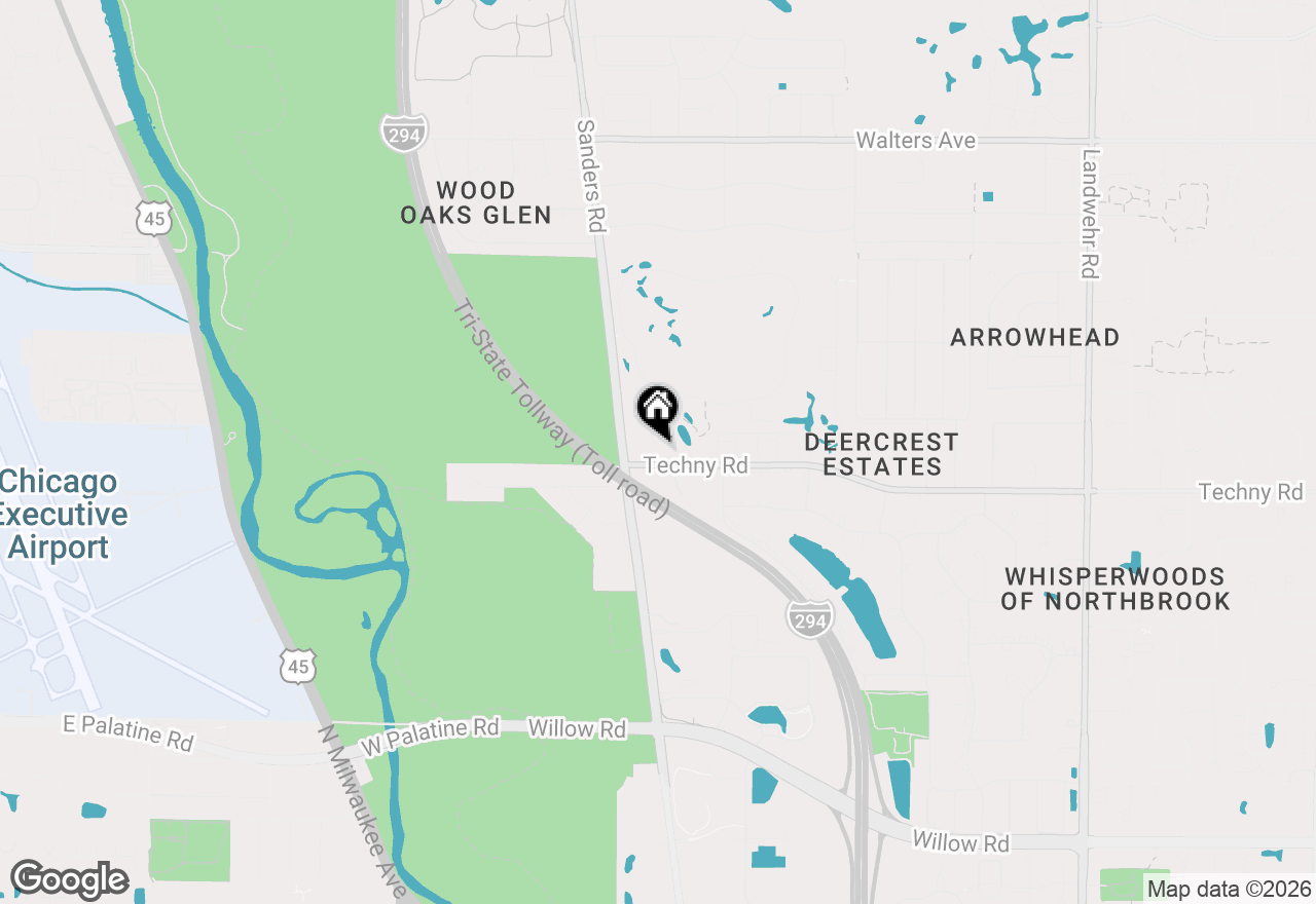 Map of 1935 Mission Hills Lane, Northbrook, IL 60062