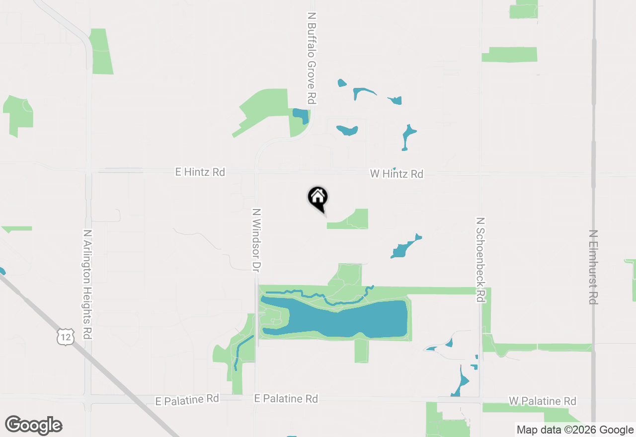 Map of 2603 N Forrest Lane, Arlington Heights, IL 60004