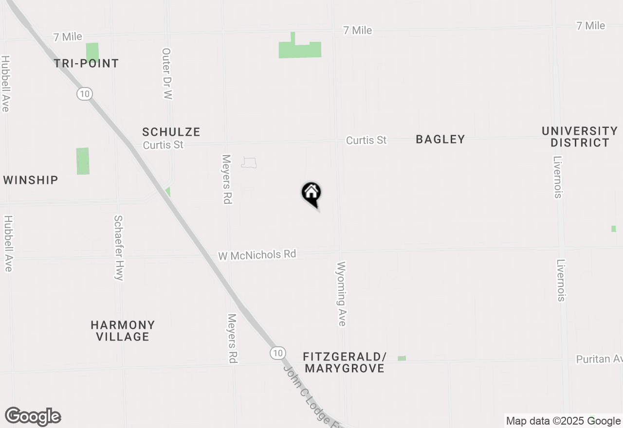 Map of 17351 Ilene Street, Detroit, MI 48221