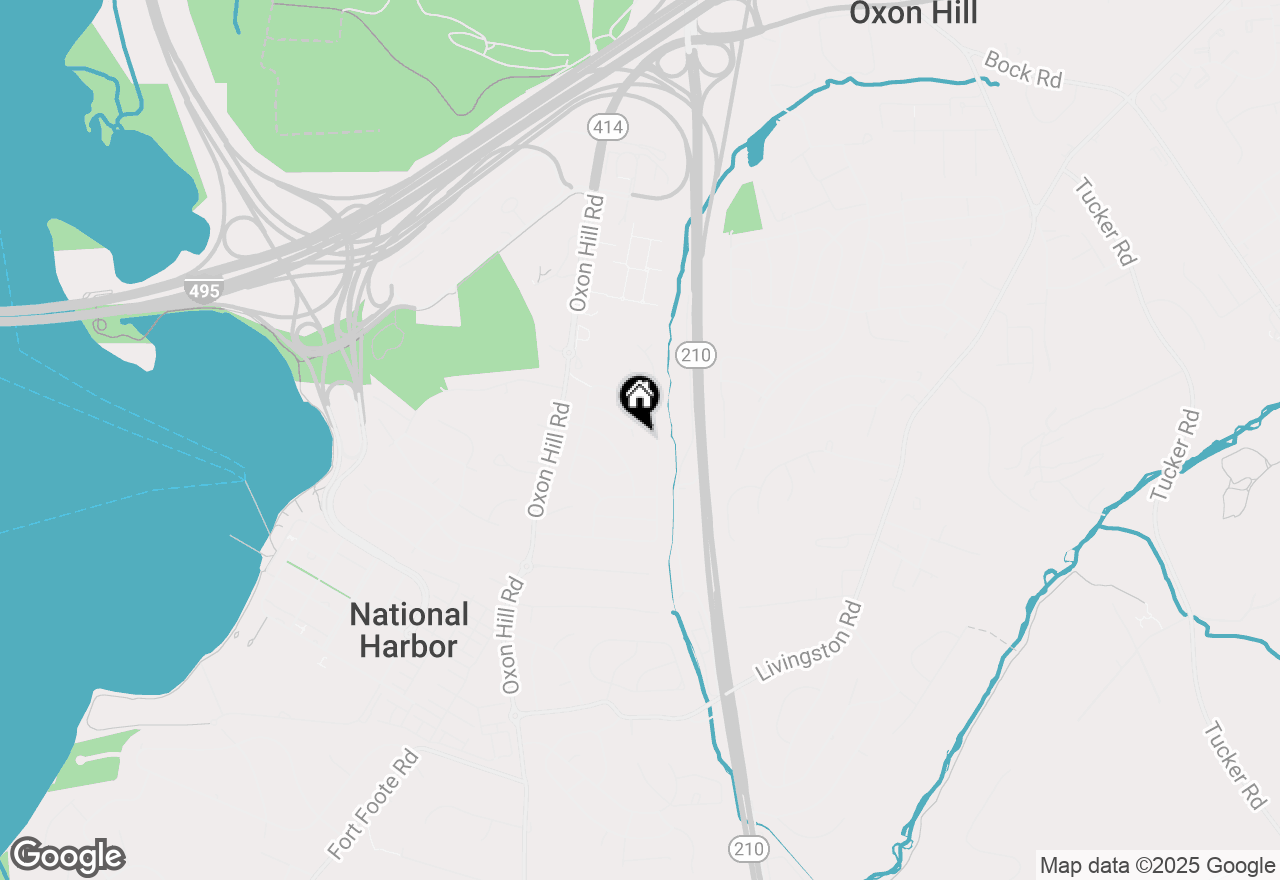 Map of 7314 Cloverdale Drive, Oxon Hill, MD 20745