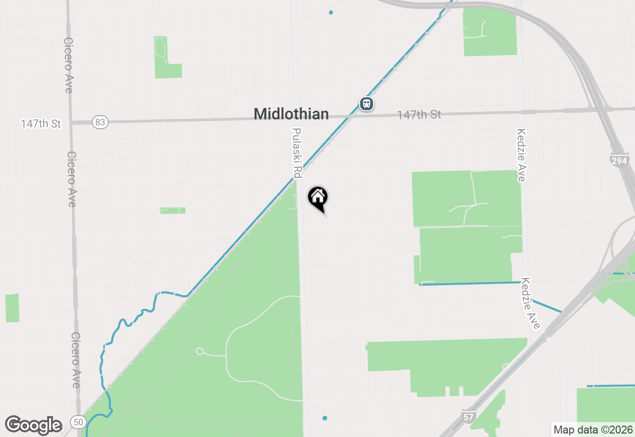Map of 15035 Harding Avenue, Midlothian, IL 60445