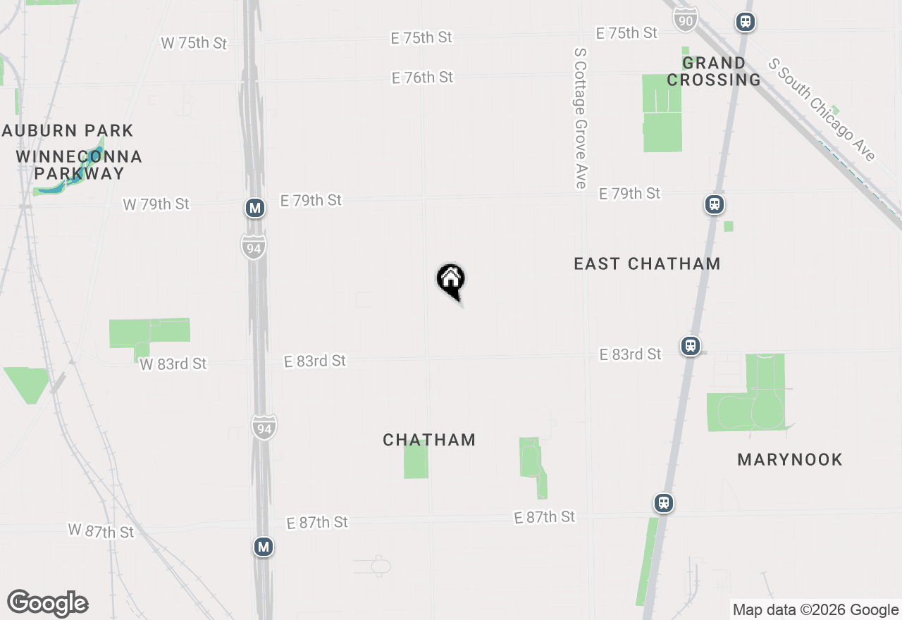 Map of 8149 S Vernon Avenue, Chicago, IL 60619