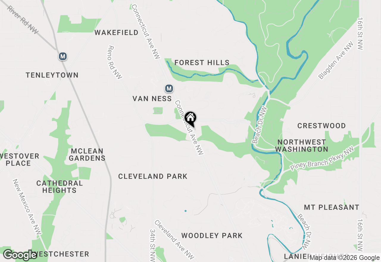 Map of 3883 Connecticut Avenue Nw #506, Washington, DC 20008