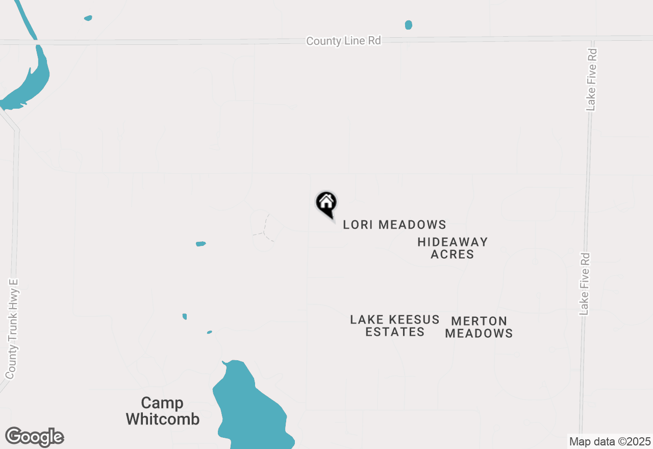 Map of W287N9030 Center Oak Rd, Hartland, WI 53029