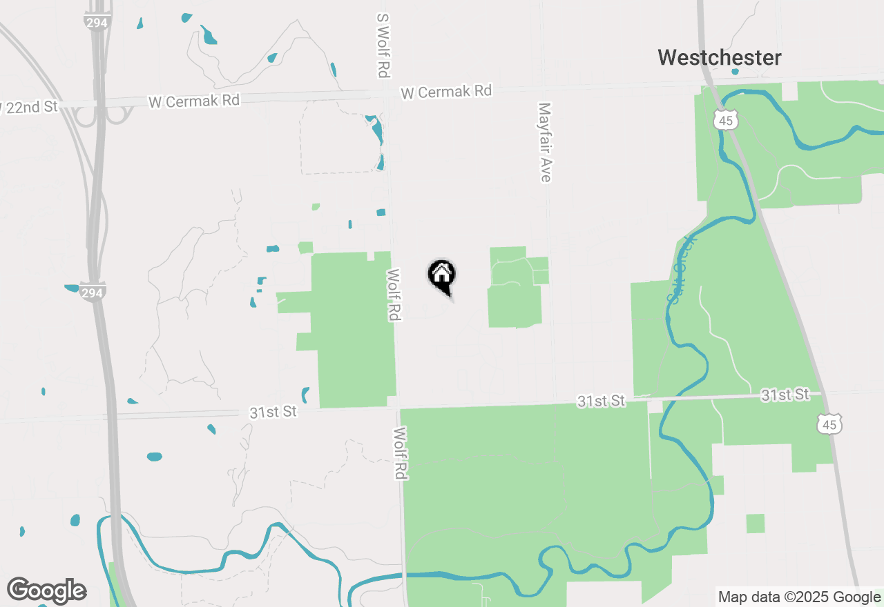 Map of 34 Princess Court #34, Westchester, IL 60154