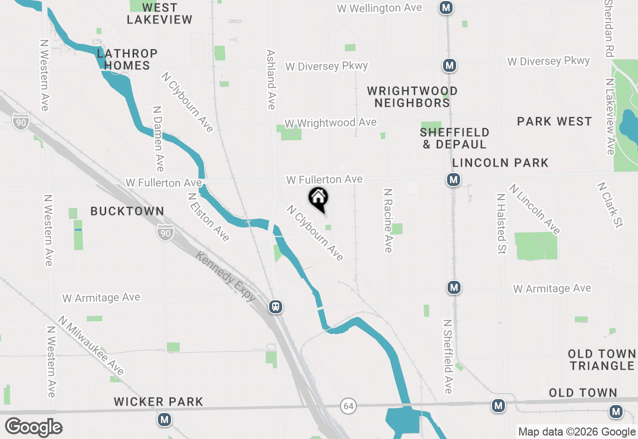 Map of 2263 N Janssen Avenue, Chicago, IL 60614