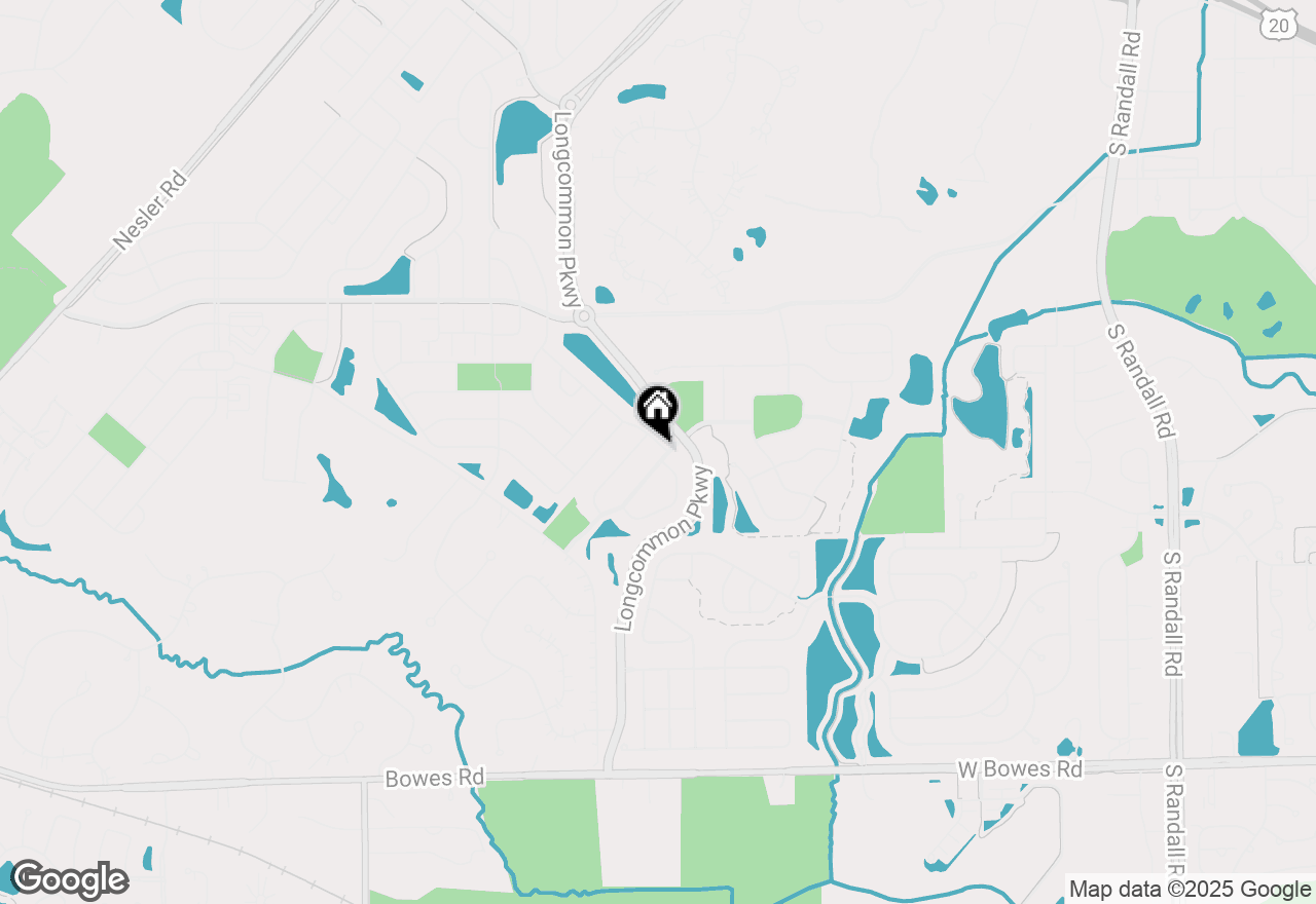 Map of 600 Waterford Road, Elgin, IL 60124