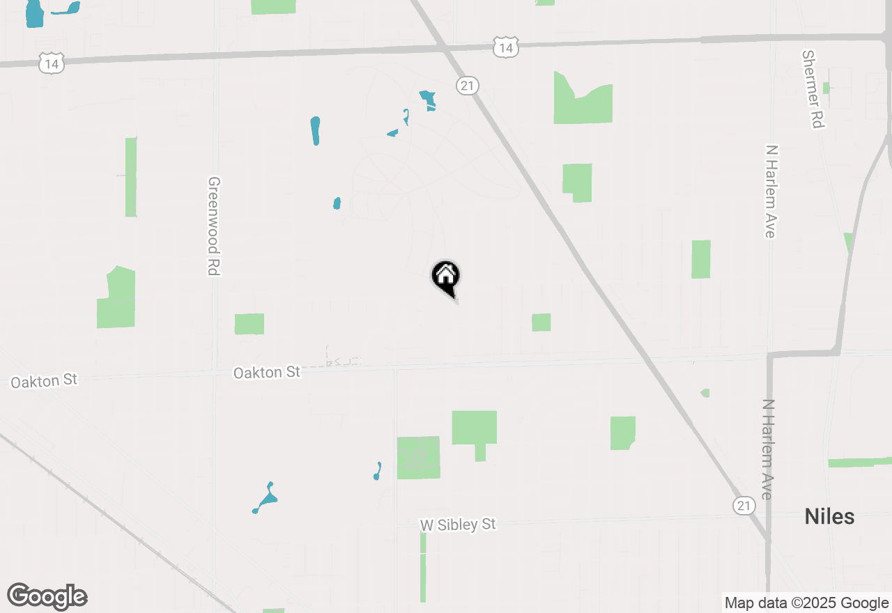 Map of 8120 N Washington Street, Niles, IL 60714