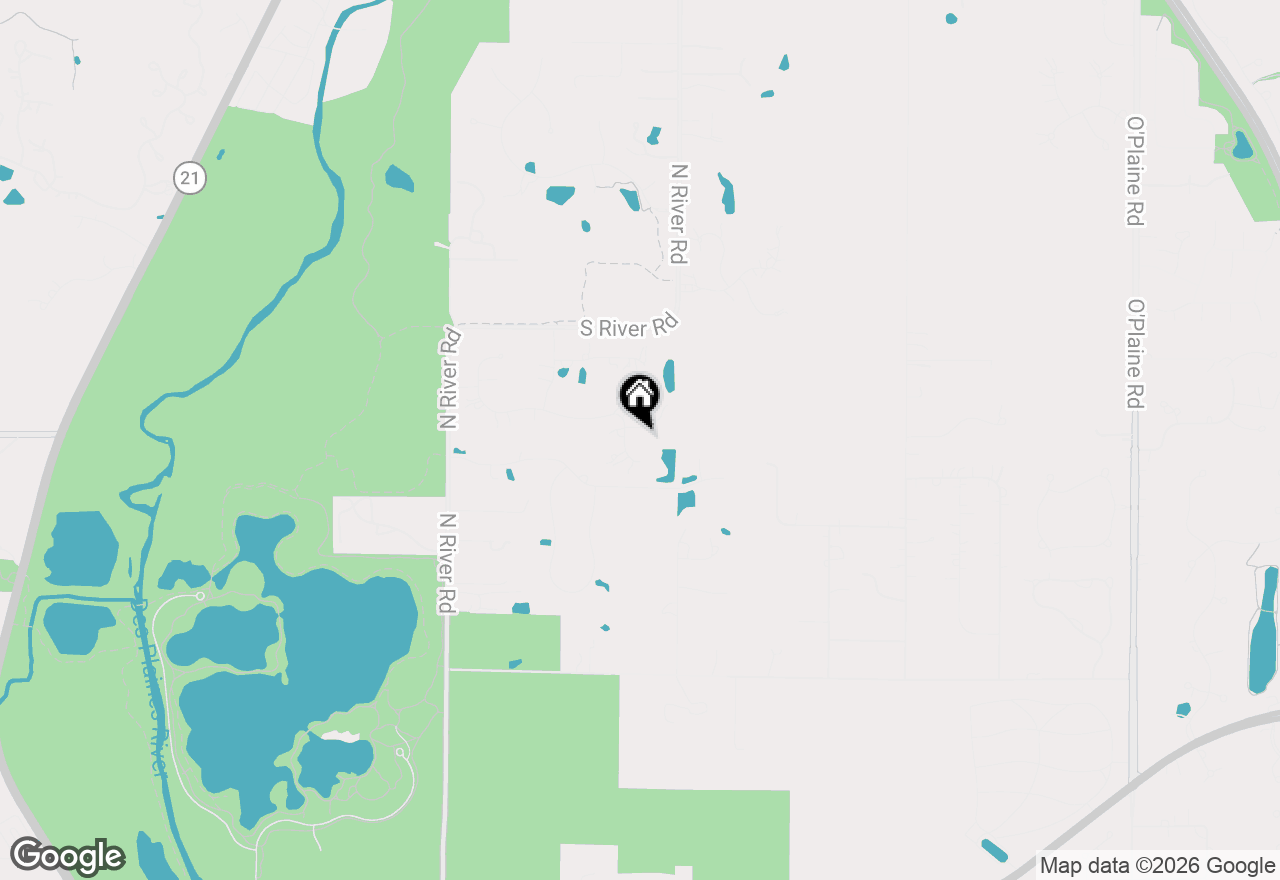 Map of 5443 Belmont Court, Libertyville, IL 60048