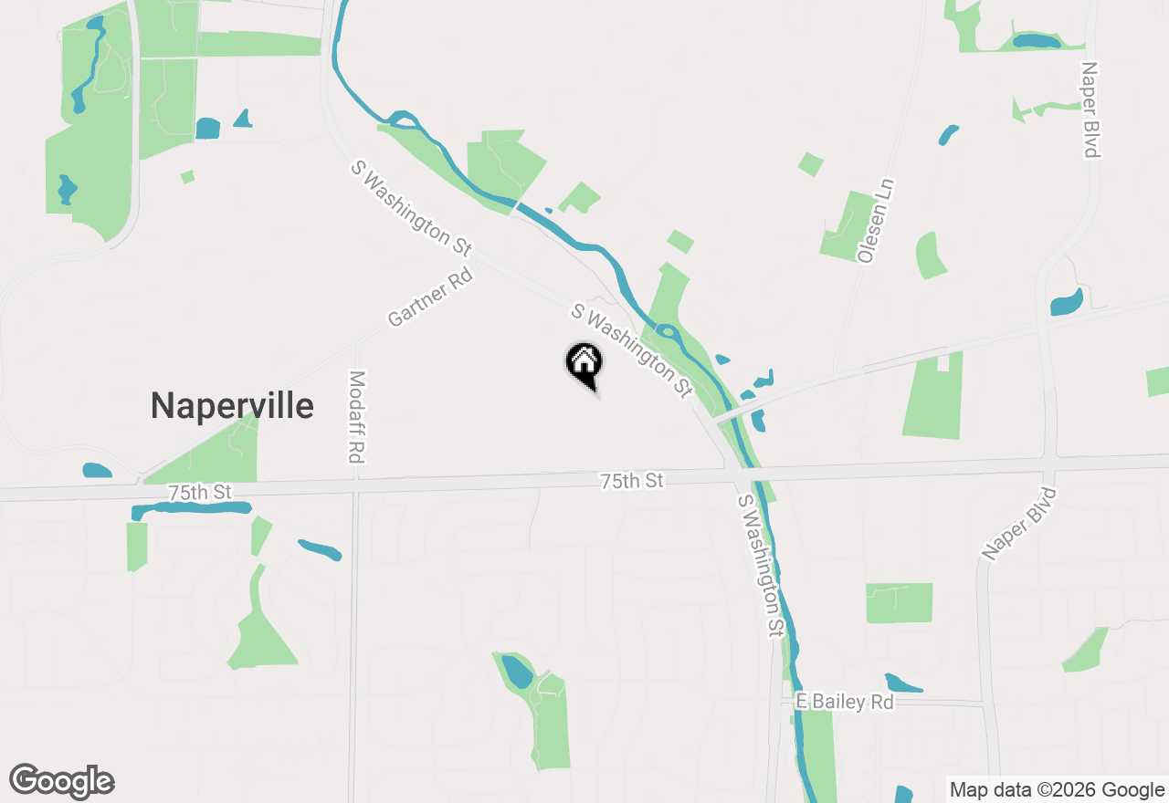 Map of 125 Sylvia Lane, Naperville, IL 60540