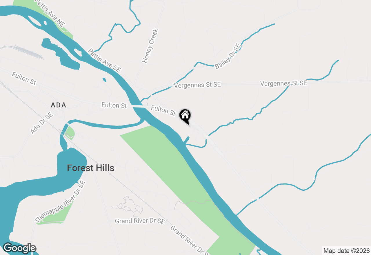 Map of 8116 Fulton Street E, Ada, MI 49301
