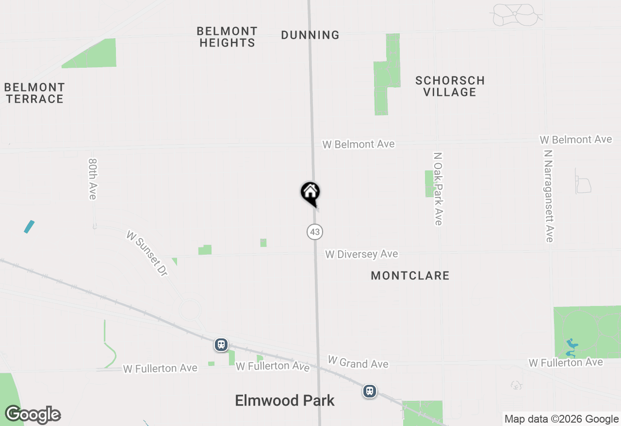 Map of 2920 N Harlem Avenue #4B, Elmwood Park, IL 60707