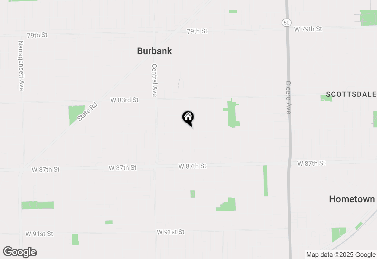 Map of 5400 W 85th Street, Burbank, IL 60459