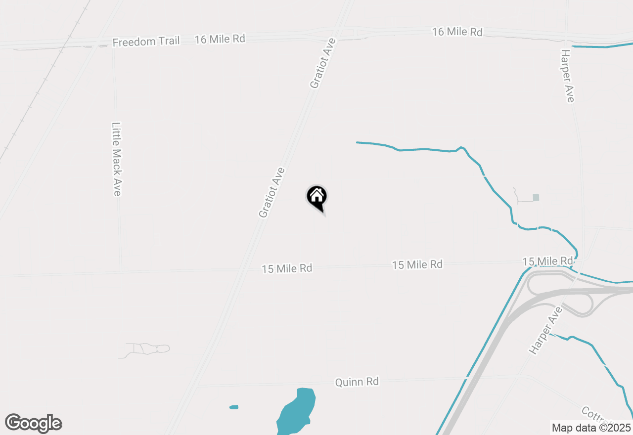 Map of 35468 Ellen Street, Clinton Township, MI 48035