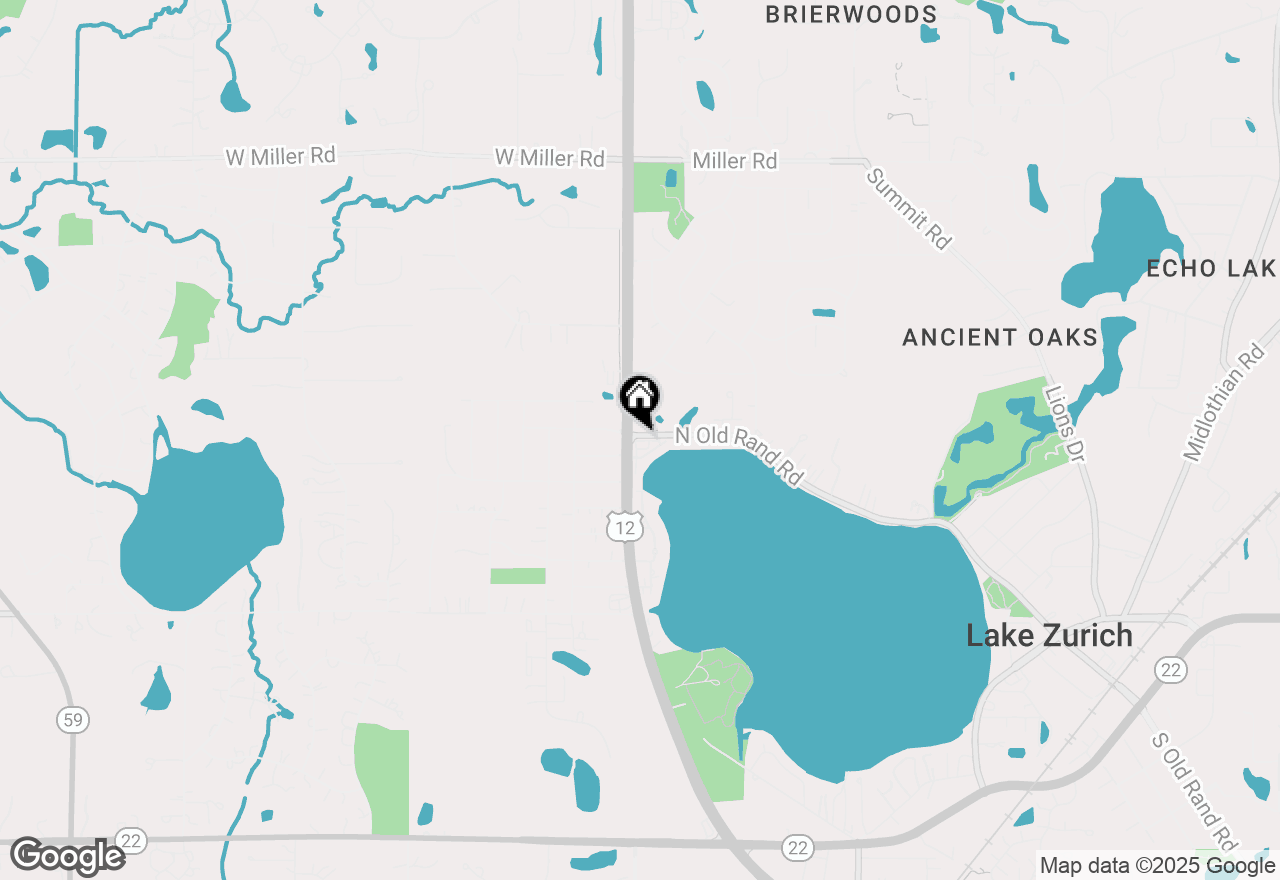 Map of 26 Natalie Lane, Lake Zurich, IL 60047