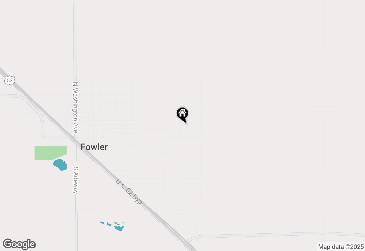 Map of 1301 E 4th Street, Fowler, IN 47944