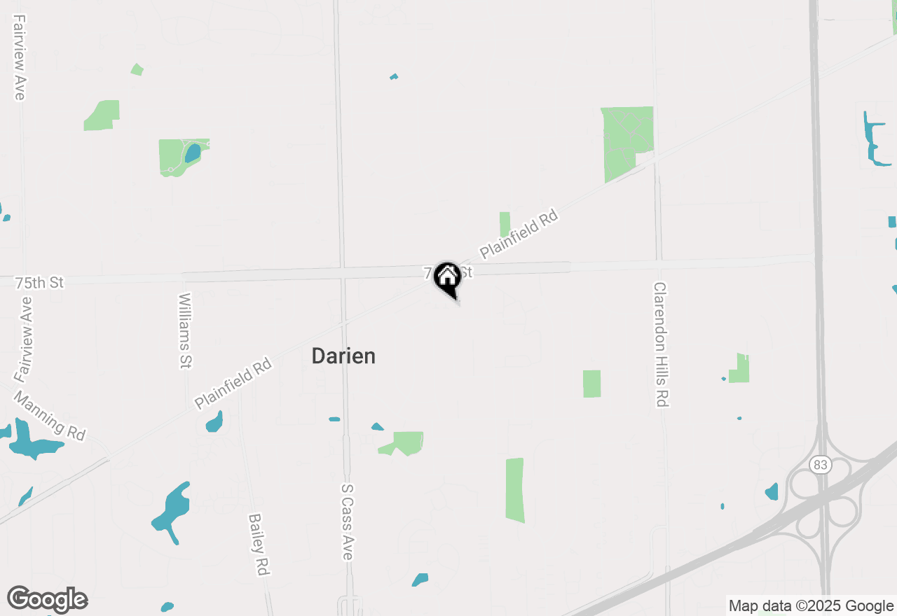 Map of 7515 Country Lane #1W, Darien, IL 60561