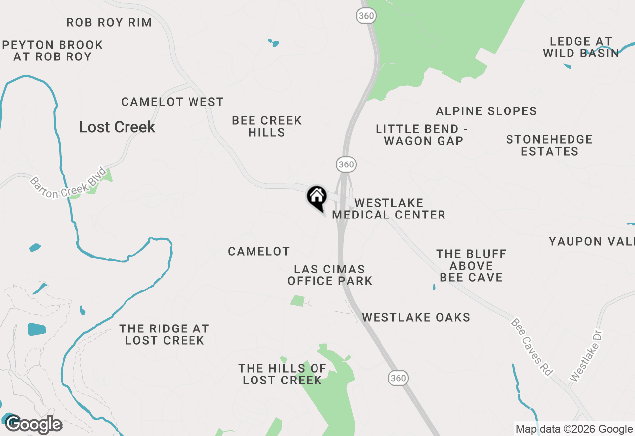 Map of 700 Castle Ridge Rd #C, Austin, TX 78746