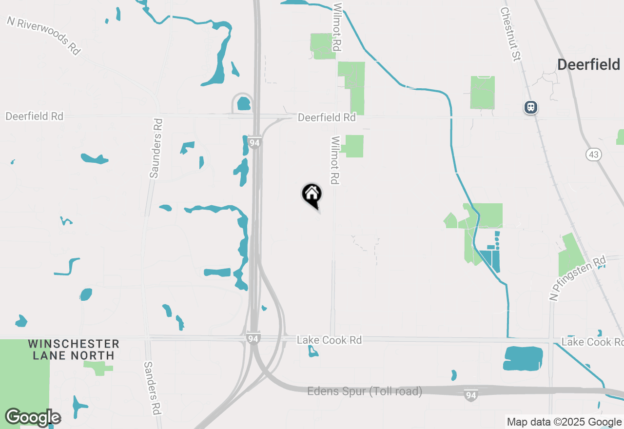 Map of 1680 Dartmouth Lane, Deerfield, IL 60015