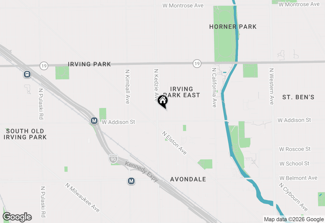 Map of 3640 N Troy Street #G, Chicago, IL 60618