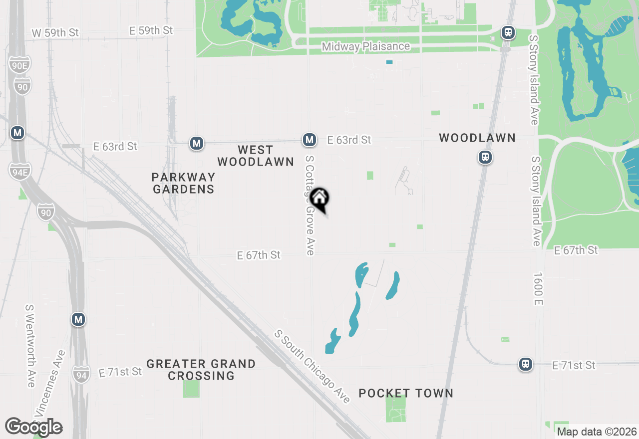 Map of 6548 S Maryland Avenue #3, Chicago, IL 60637