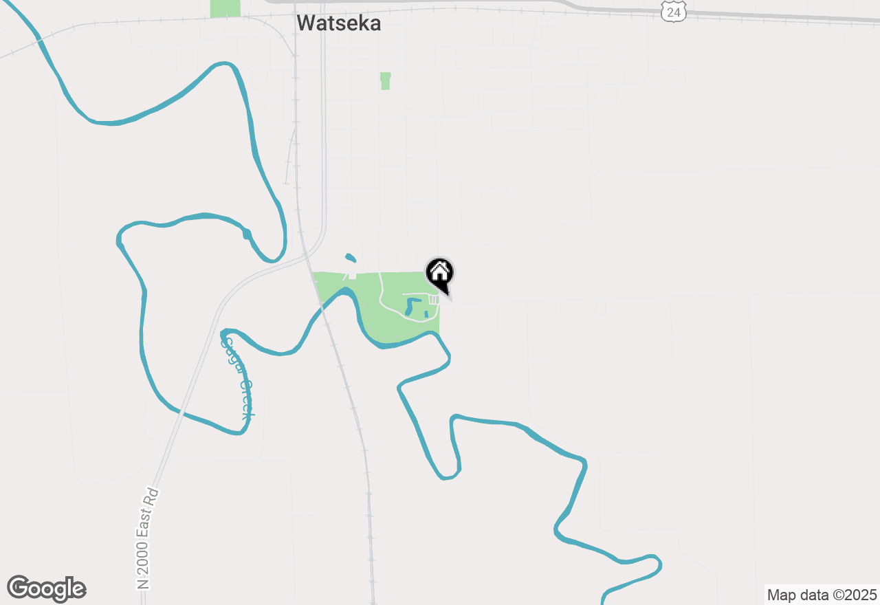 Map of 2149 E 1730 North Road, Watseka, IL 60970