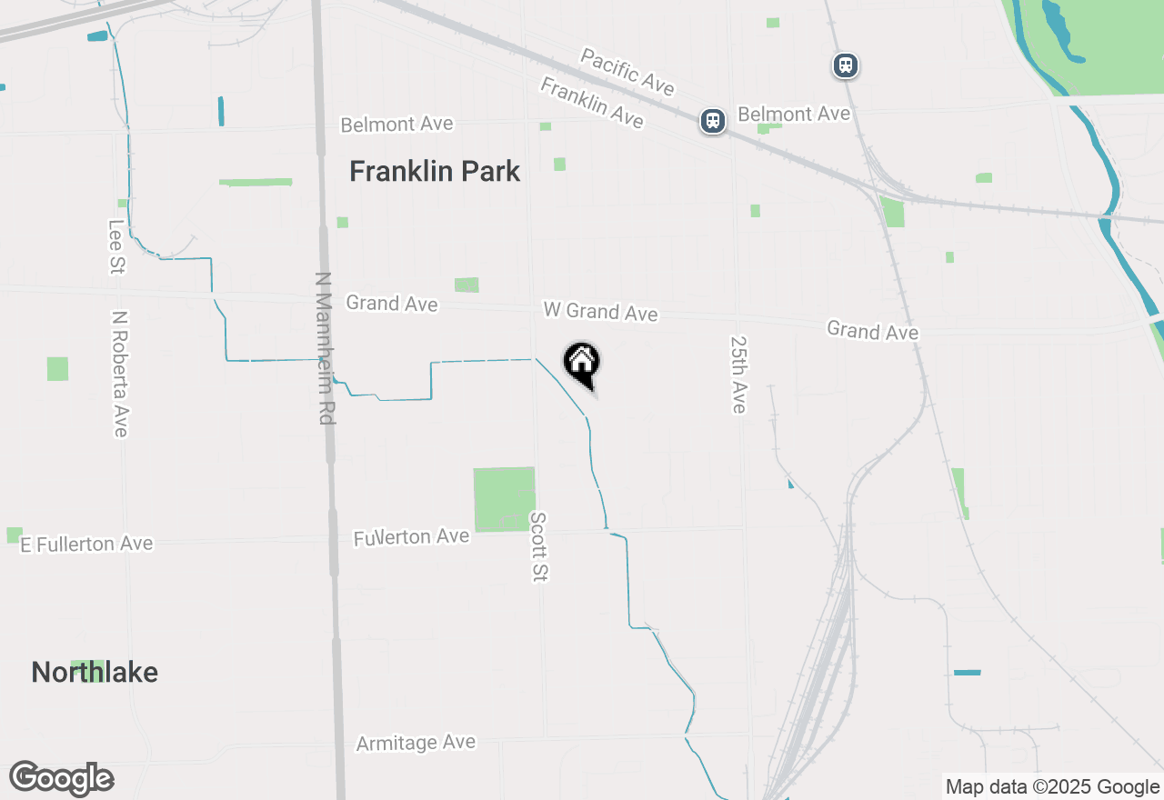 Map of 2632 Westbrook Drive, Franklin Park, IL 60131
