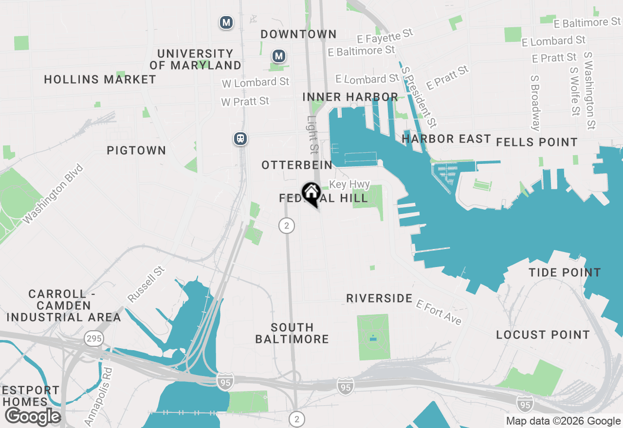 Map of 30 E Wheeling Street, Baltimore, MD 21230