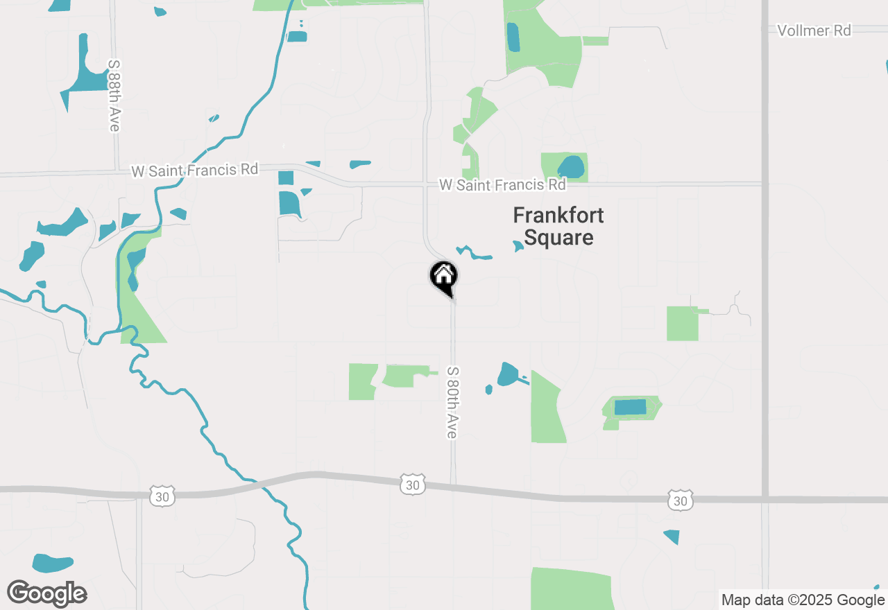 Map of 8016 Farmhouse Road, Frankfort, IL 60423