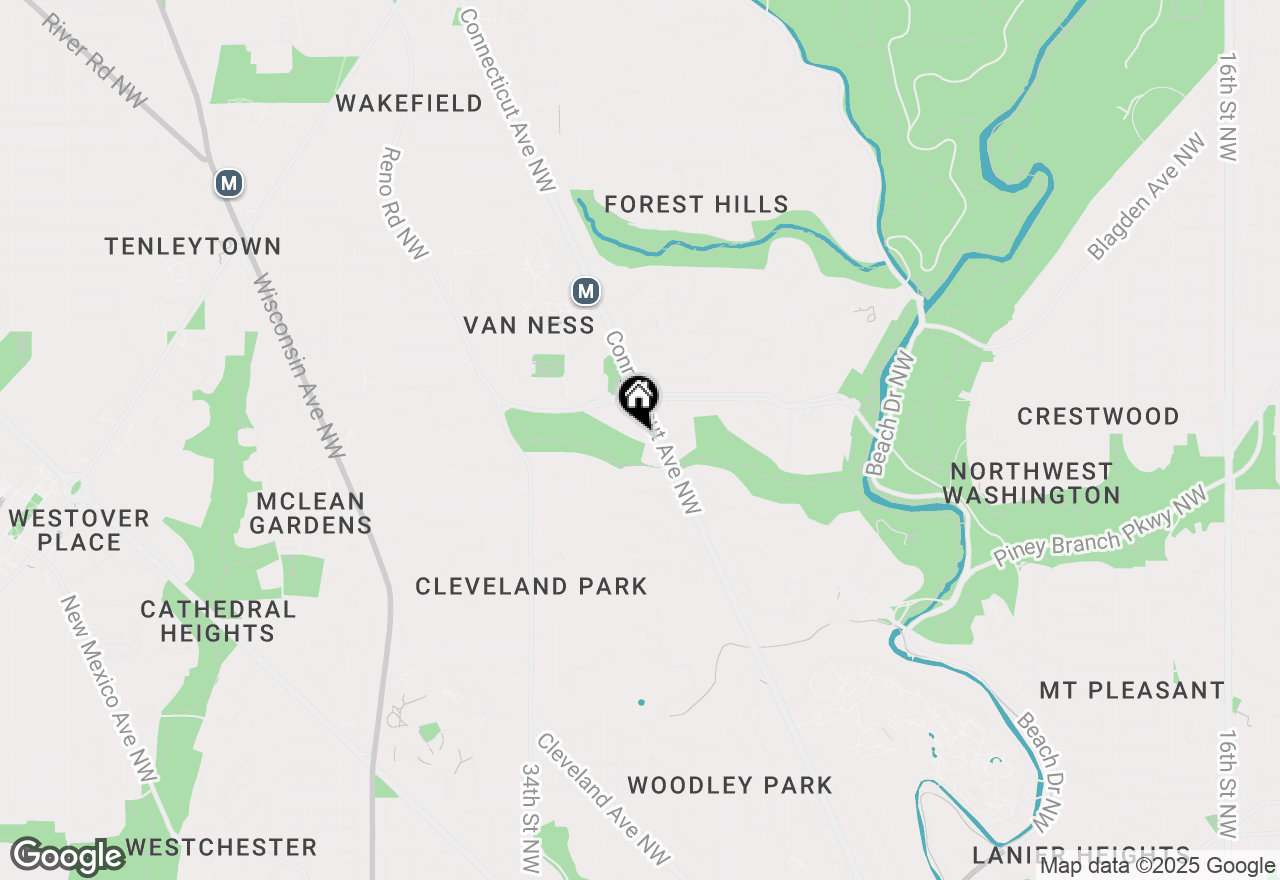 Map of 3031 Sedgwick Street Nw #102-E, Washington, DC 20008