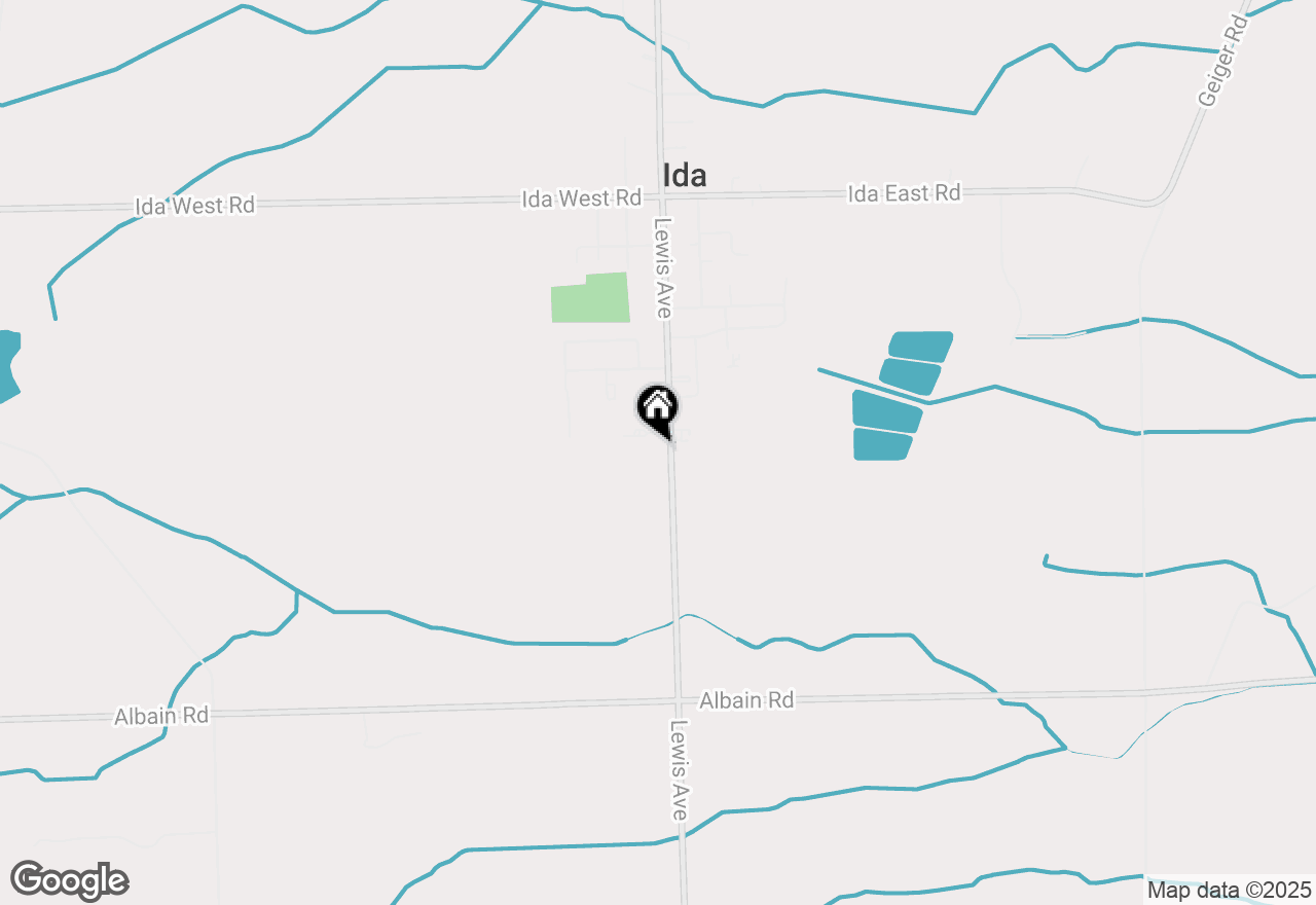 Map of 3314 Lewis Avenue, Ida, MI 48140