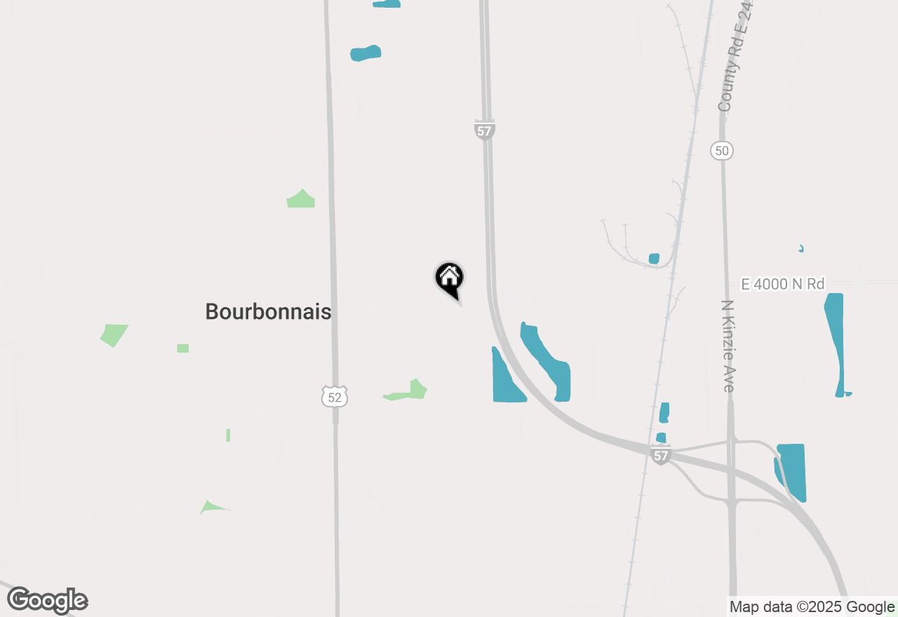 Map of 1293 Hartley Avenue, Bourbonnais, IL 60914