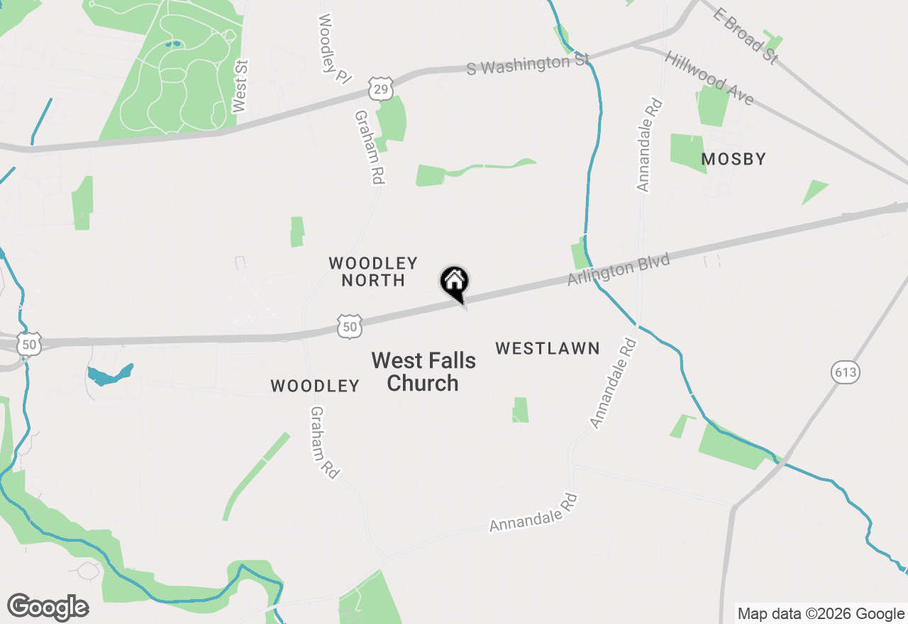 Map of 7007 Arlington Boulevard, Falls Church, VA 22042