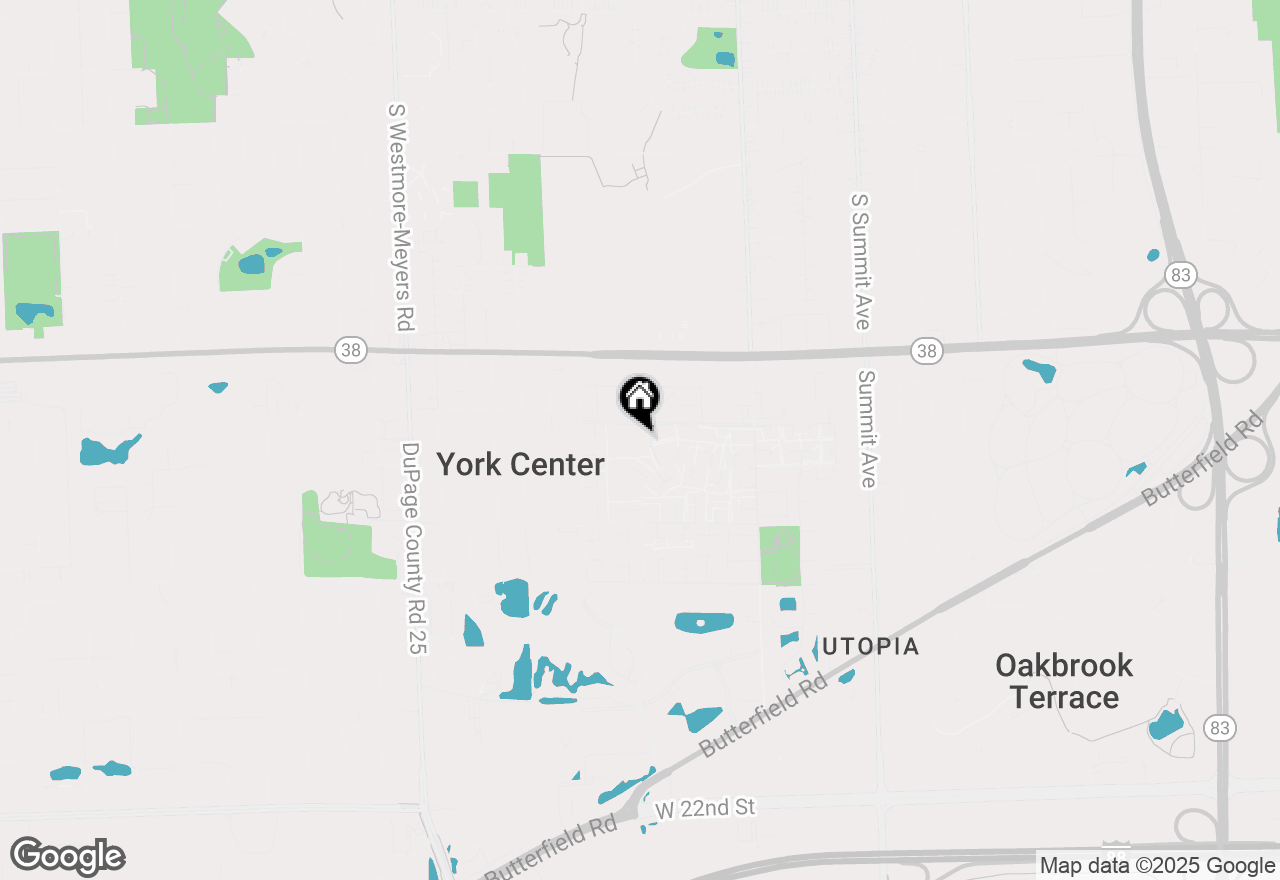 Map of 18W201 Kirkland Lane, Villa Park, IL 60181