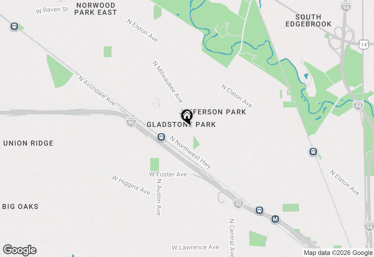 Map of 5475 N Monitor Avenue, Chicago, IL 60630