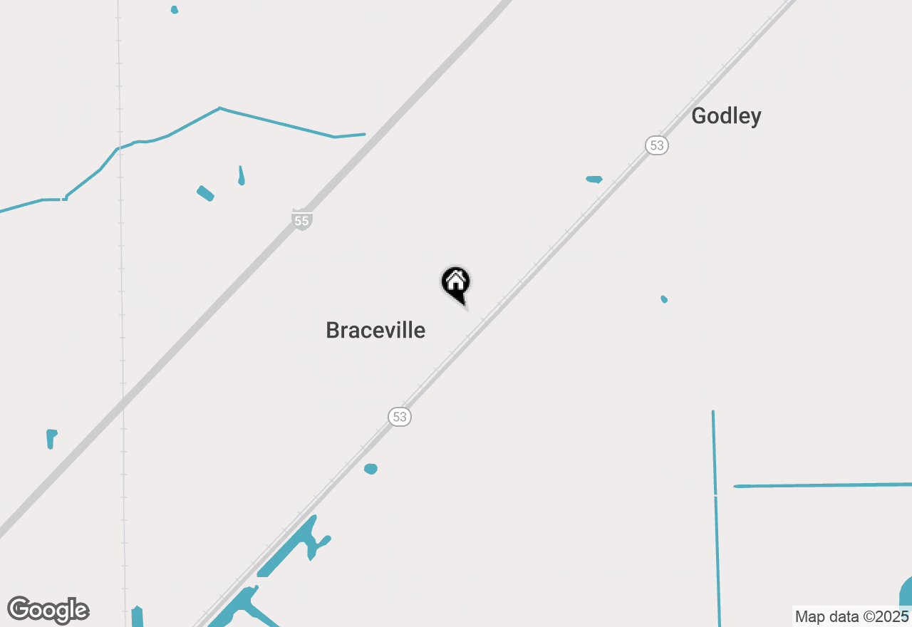 Map of 409 N Carey Street, Braceville, IL 60407