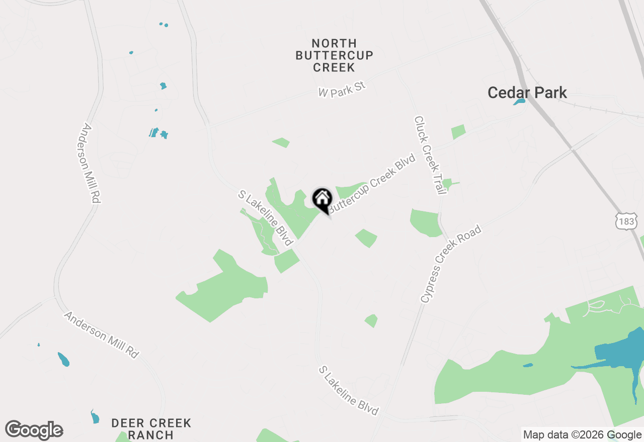 Map of 803 Crocus Dr, Cedar Park, TX 78613