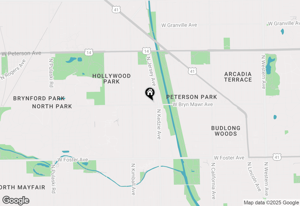 Map of (Address confidential), Chicago, Illinois 60659