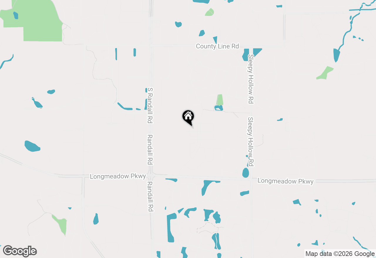 Map of 1205 Glenmont Street, Algonquin, IL 60102