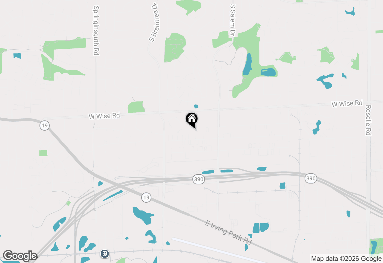 Map of 1273 Cranbrook Drive, Schaumburg, IL 60193