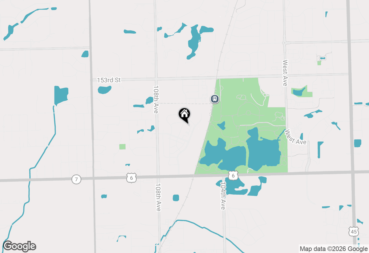 Map of 15549 Julies Way, Orland Park, IL 60462