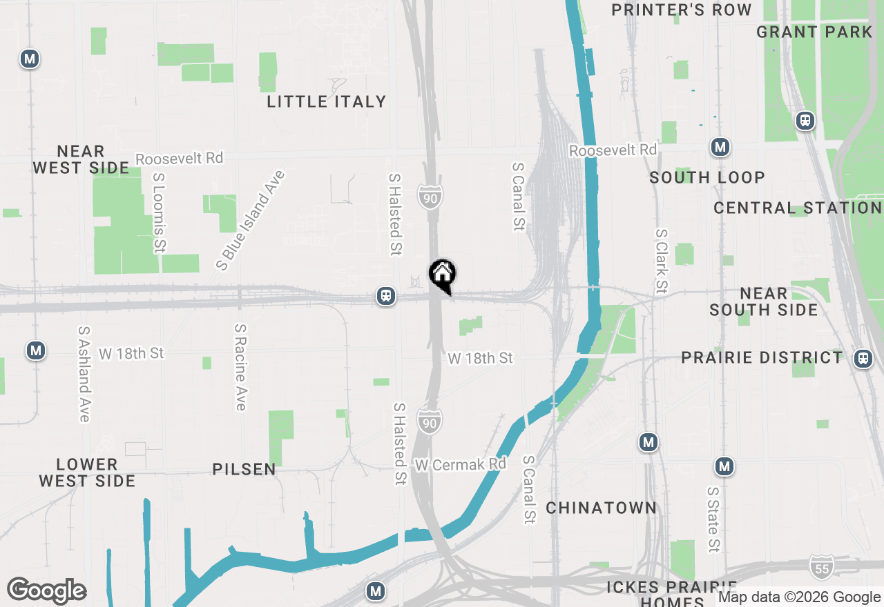 Map of 648 W 16th Street #2, Chicago, IL 60616