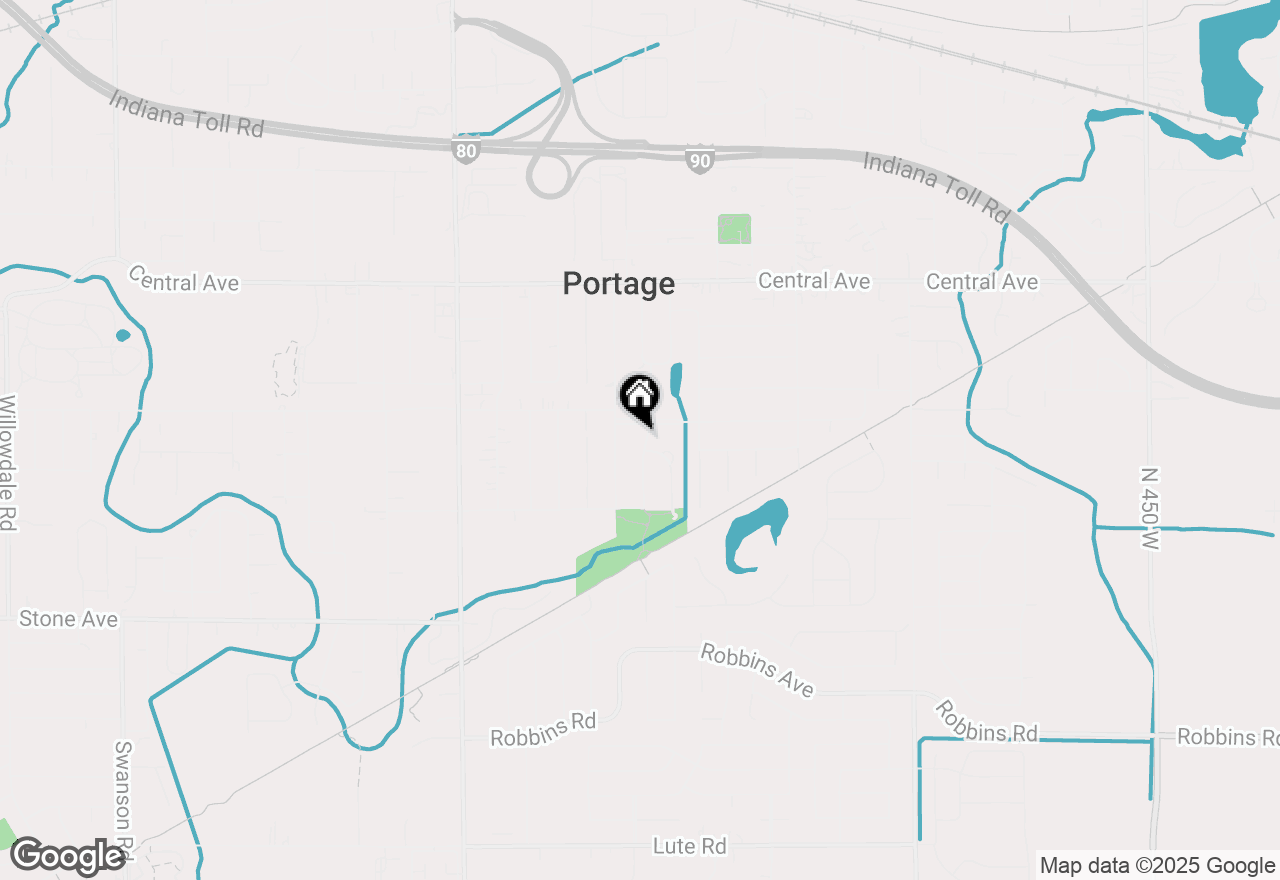 Map of 2814 Carmen Street, Portage, IN 46368