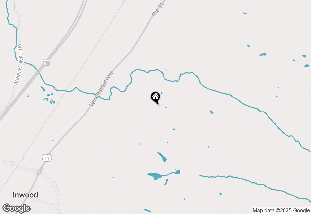Map of 115 Bitsy Road, Inwood, WV 25428