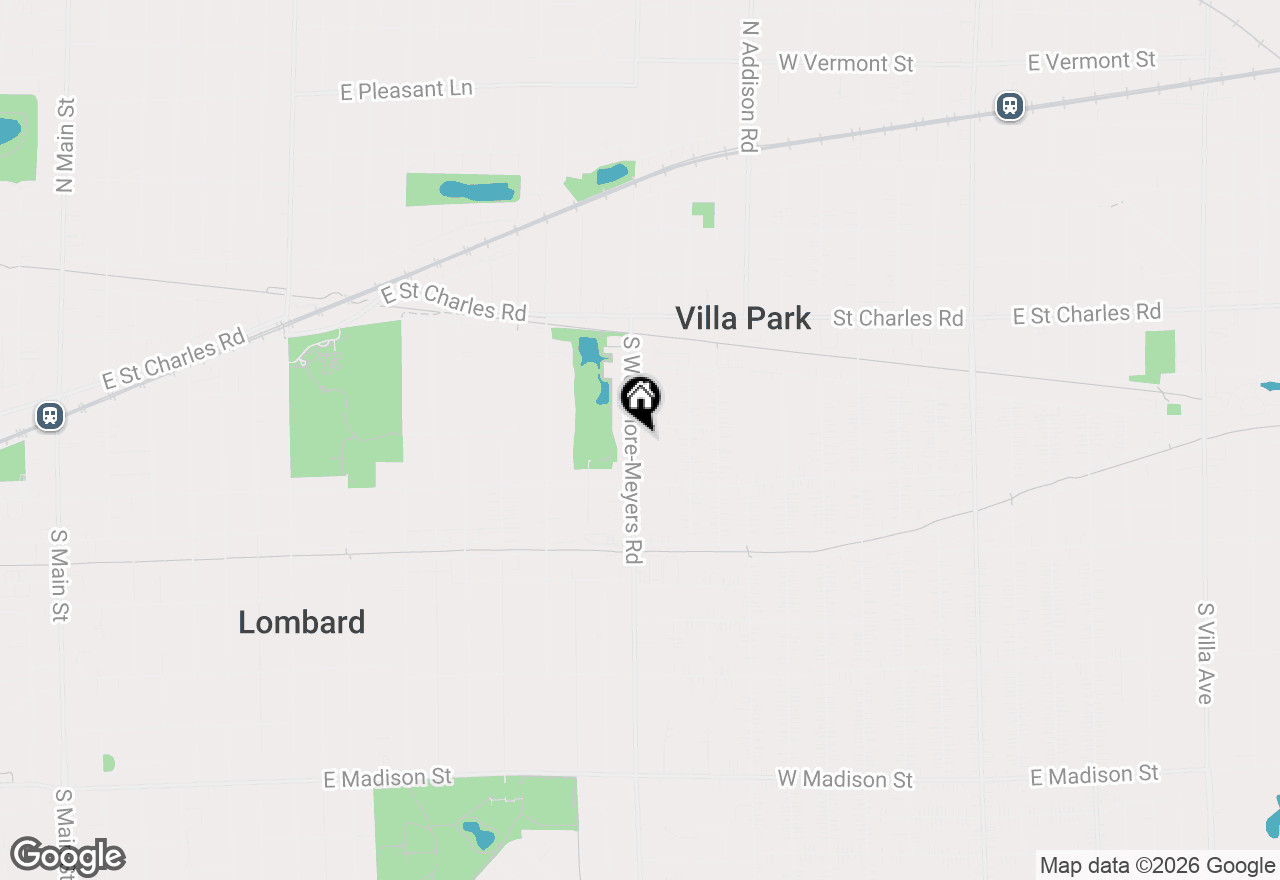 Map of 113 S Westmore Meyers Road, Lombard, IL 60148