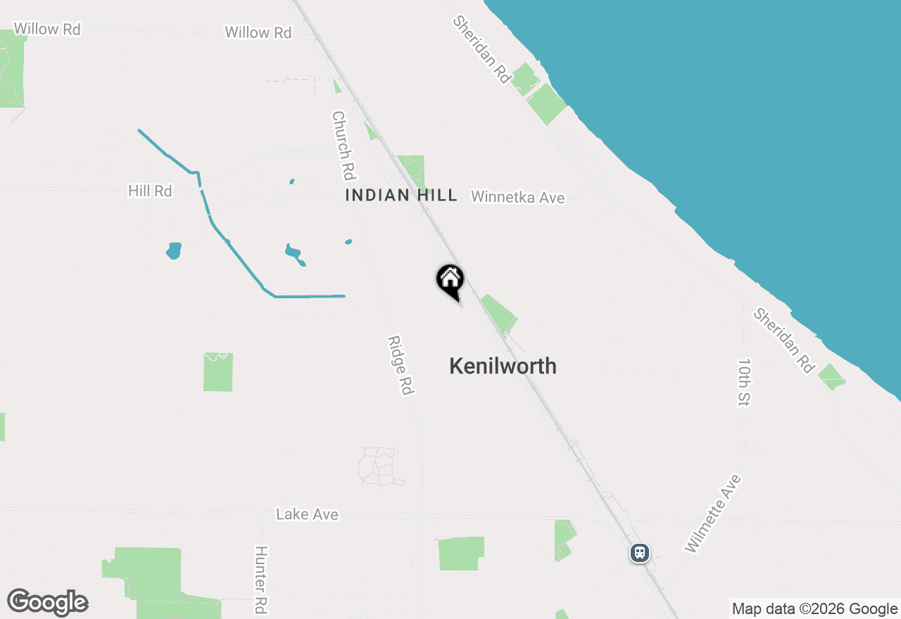 Map of 530 Sterling Road, Kenilworth, IL 60043