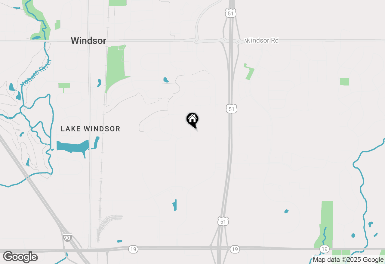 Map of 6558 Vista Valley, Windsor, WI 53598